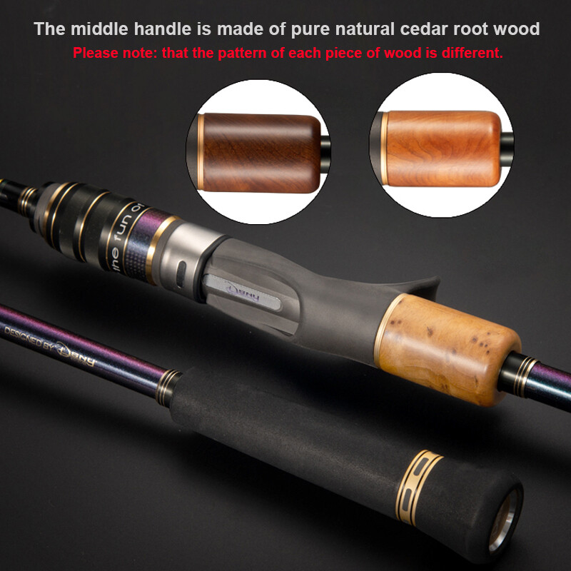 CAMEKOON Casting Jigging Rod 1.90M Fuji Guides Reel Seat M MH ML Power Boat Pole