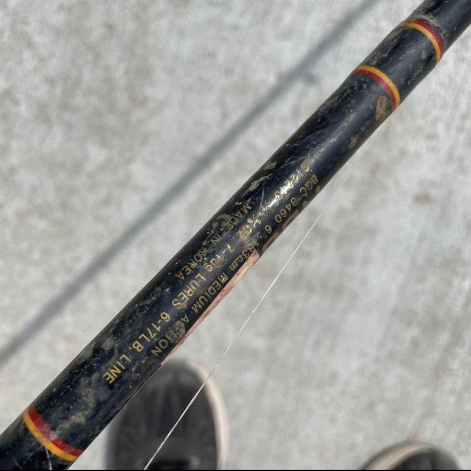 Shakespeare SC 15 Reel with Abu Garcia BGC 8460 Medium Action Rod Pole – LHN