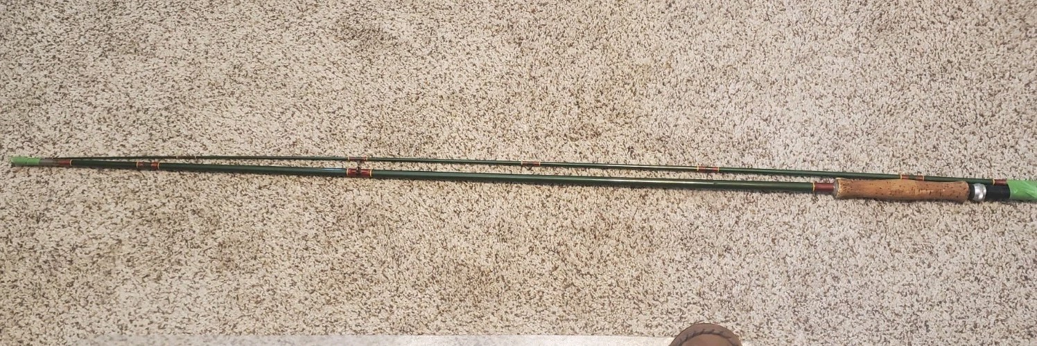 Hastings Oil Filter Fly Fishing Rod 2 Piece Cork Handle 8.5′