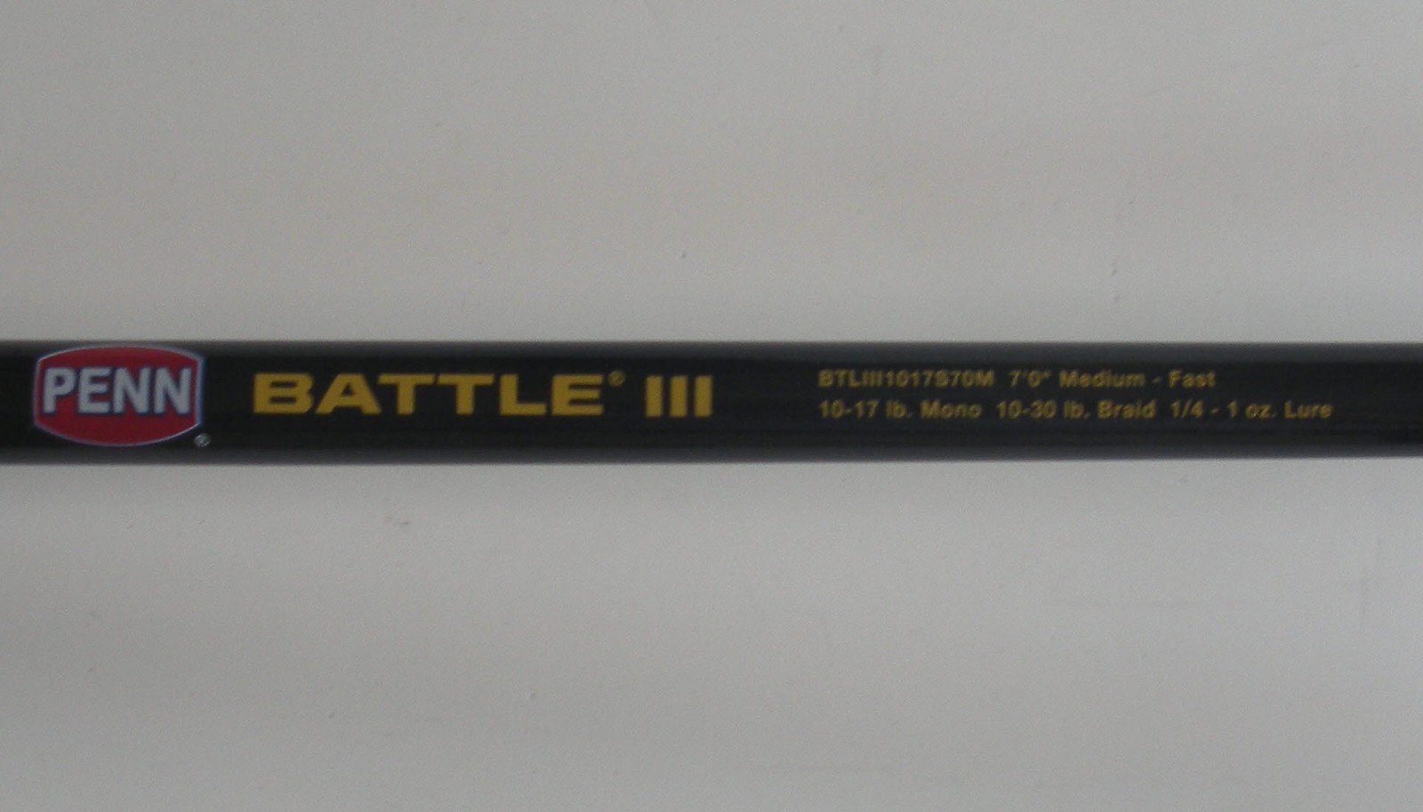 Penn 1017S70M Battle IV Spinning Rod 7 ft 1 pc 10-17lb Line Class