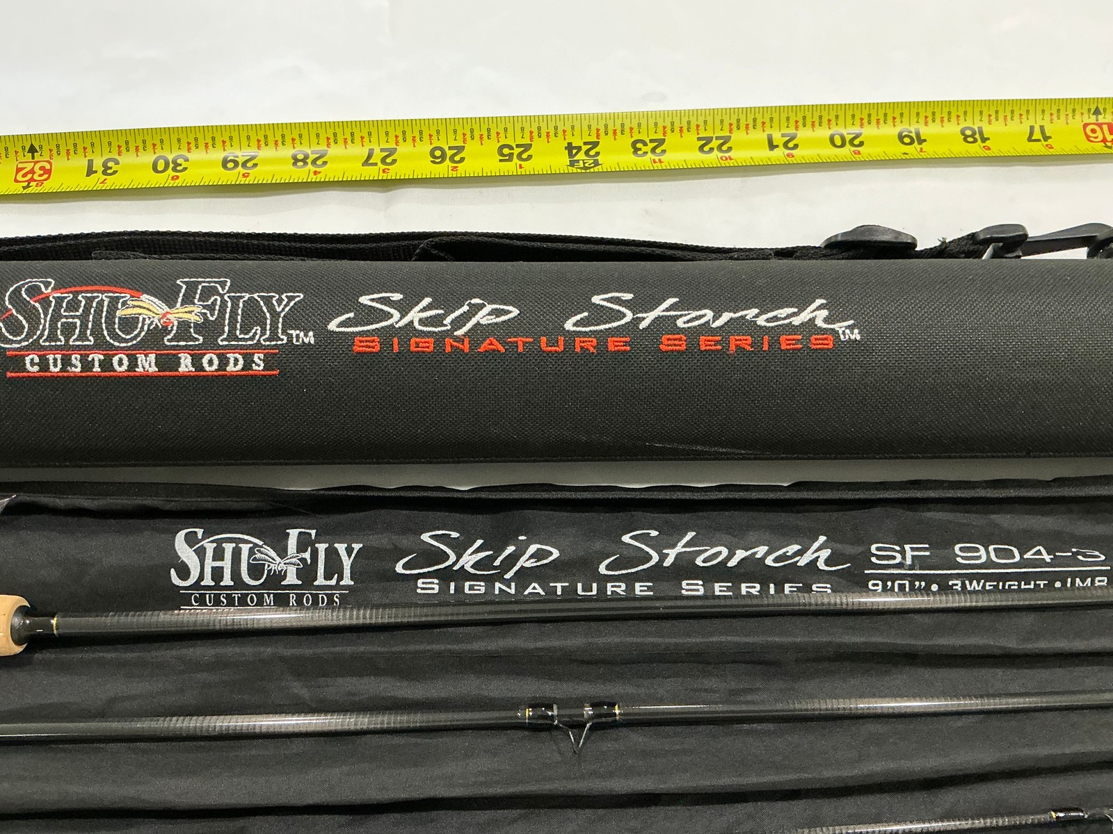 Custom Shu Fly Rod Graphite IM6 904/3 3 weight BEAUTIFUL