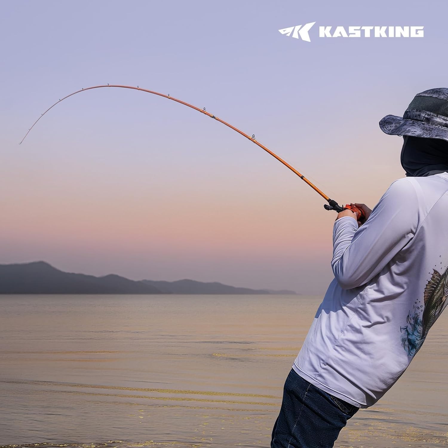 Lethal Blaze 2-Piece Fishing Rod – Strong Carbon Fiber for Bass & Trout Fishing