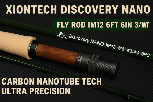 Fly Rod New Discovery Xion Nano im12 6ft 6in 3/4wt Twig