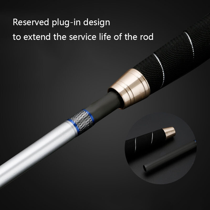 XC Jigging Rod 5’5″ 20-45lb Saltwater Spinning Rod 120# Casting Rod Solid Carbon