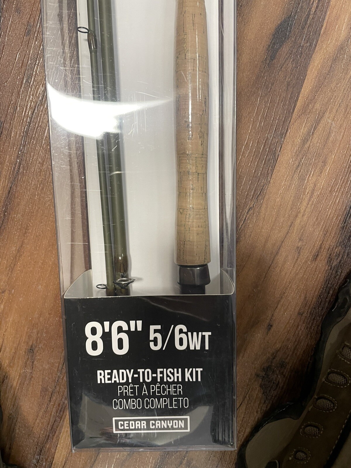 New Shakespeare Cedar Canyon Stream Fly Rod Kit 8’6” 5/6wT Moderate Action