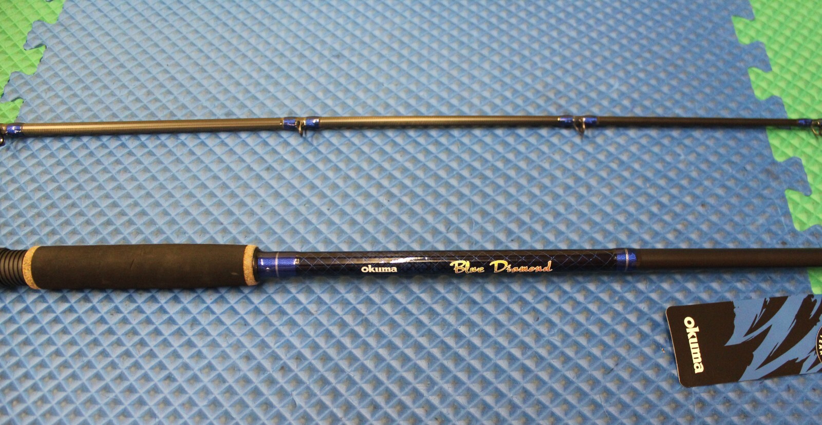 Okuma Blue Diamond A Series Downrigger Trolling Rod 10’0″ Med Heavy BD-C-1002MHa