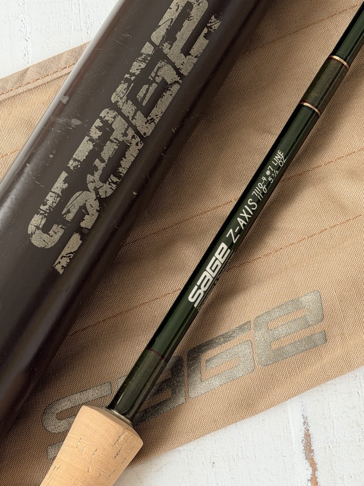 **BEAUTIFUL** 🔥 SAGE Z-AXIS Switch/Spey 7wt 11’ft~4pc FlyRod!! ~LEGENDARY~ 🔥