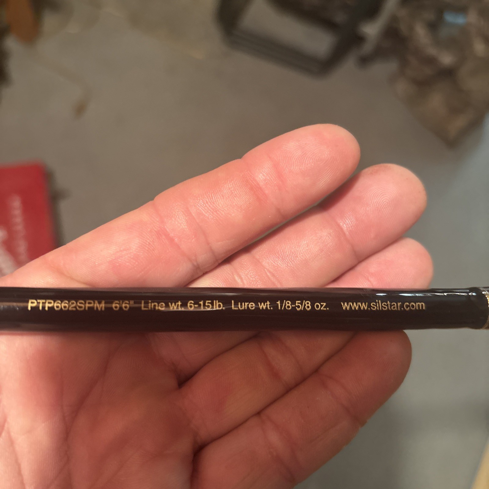 Pinnacle PTG662SPM 6′ 6″ Powertip Gold Spinning Rod Medium Action
