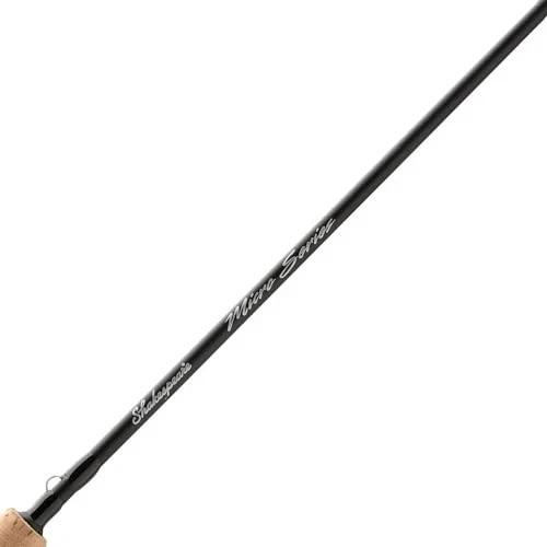 Shakespeare Micro 5’6″ Spinning Rod, 2-Piece – Light – 2pc, Black