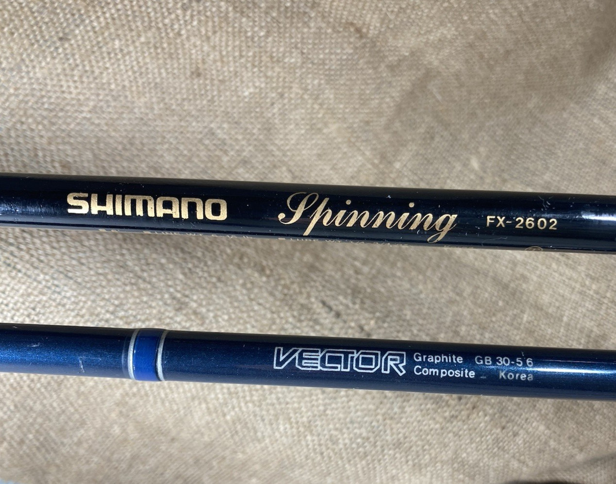 Shimano FX-2602 Fishing Rod 5′ 11″ & Vector GB 30 5′ 6″ Graphite, Both 2-Piece