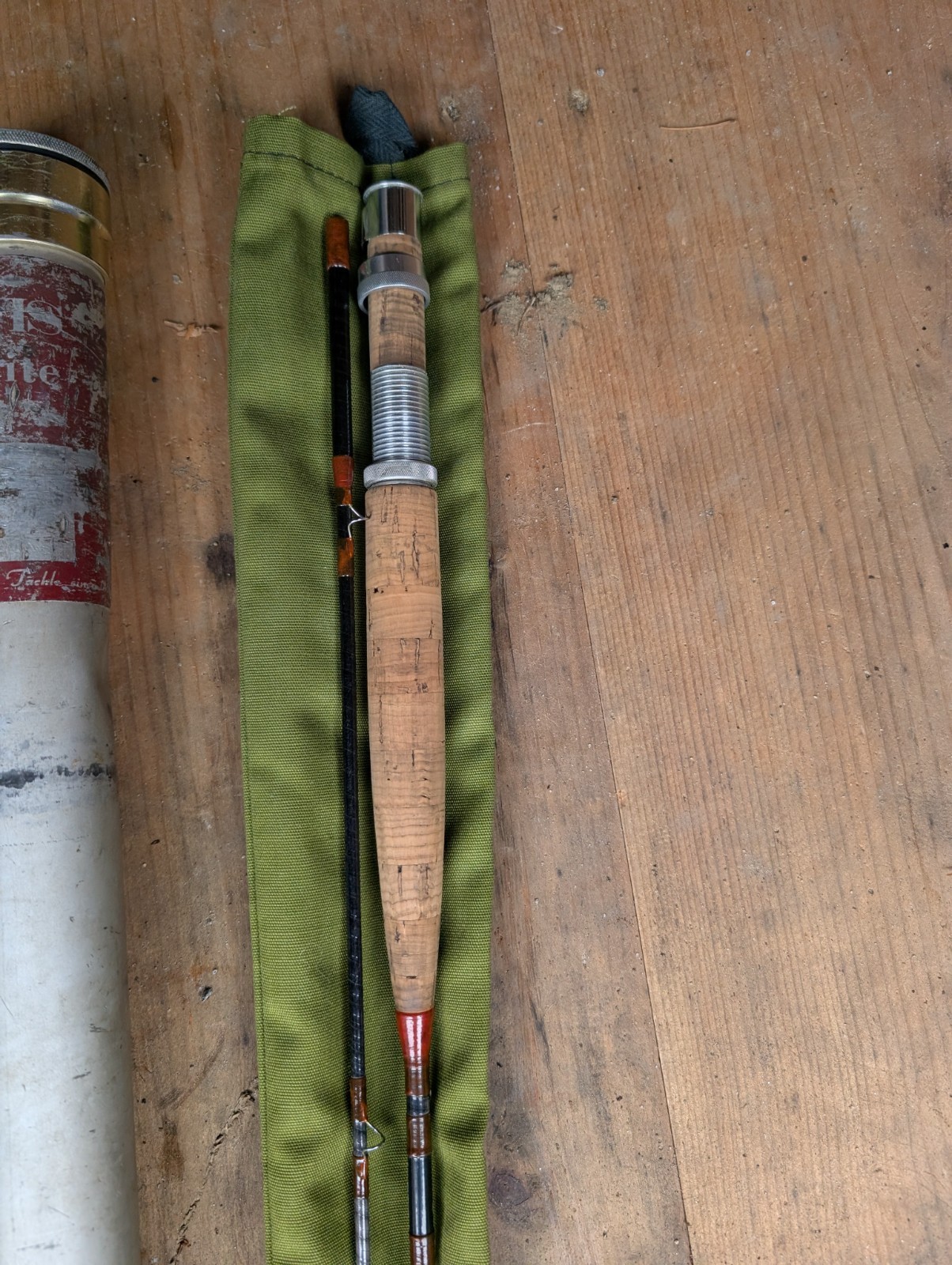 ORVIS 2 PIECE GRAPHITE 7 1/2′ TROUT FLY ROD W/ TUBE