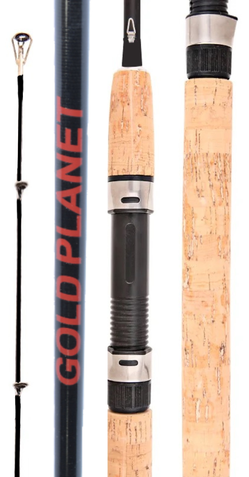 Fishing Pole Spinning Casting Rod Carbon Fiber Portable Medium Fast Lightweight