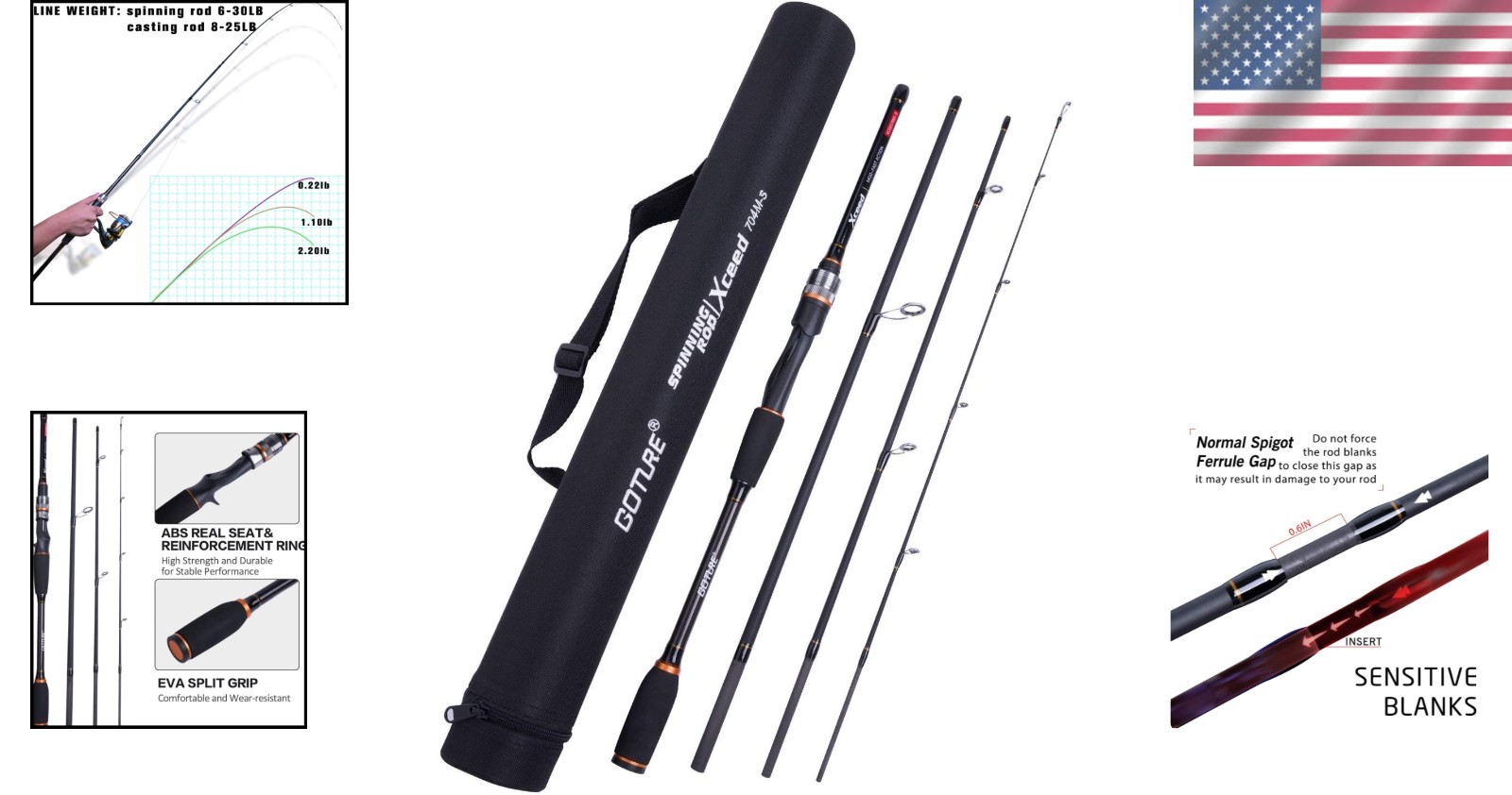 Strong Carbon Fiber Fishing Pole