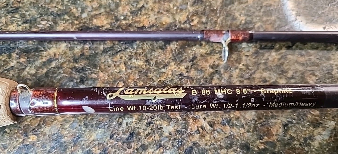 Lamiglas Fishing Rod Cascade Pro Series B 86 MHC 8’6″ 10-20lb GUC