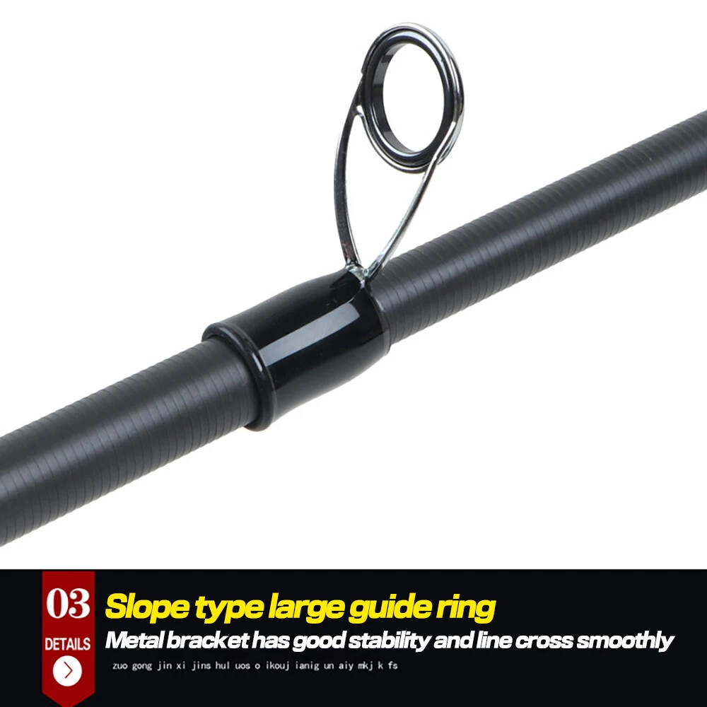 1.8m-3.0m Telescopic Spinning Fishing Rods Carbon Fiber Lure Pole Bait WT 8-18g