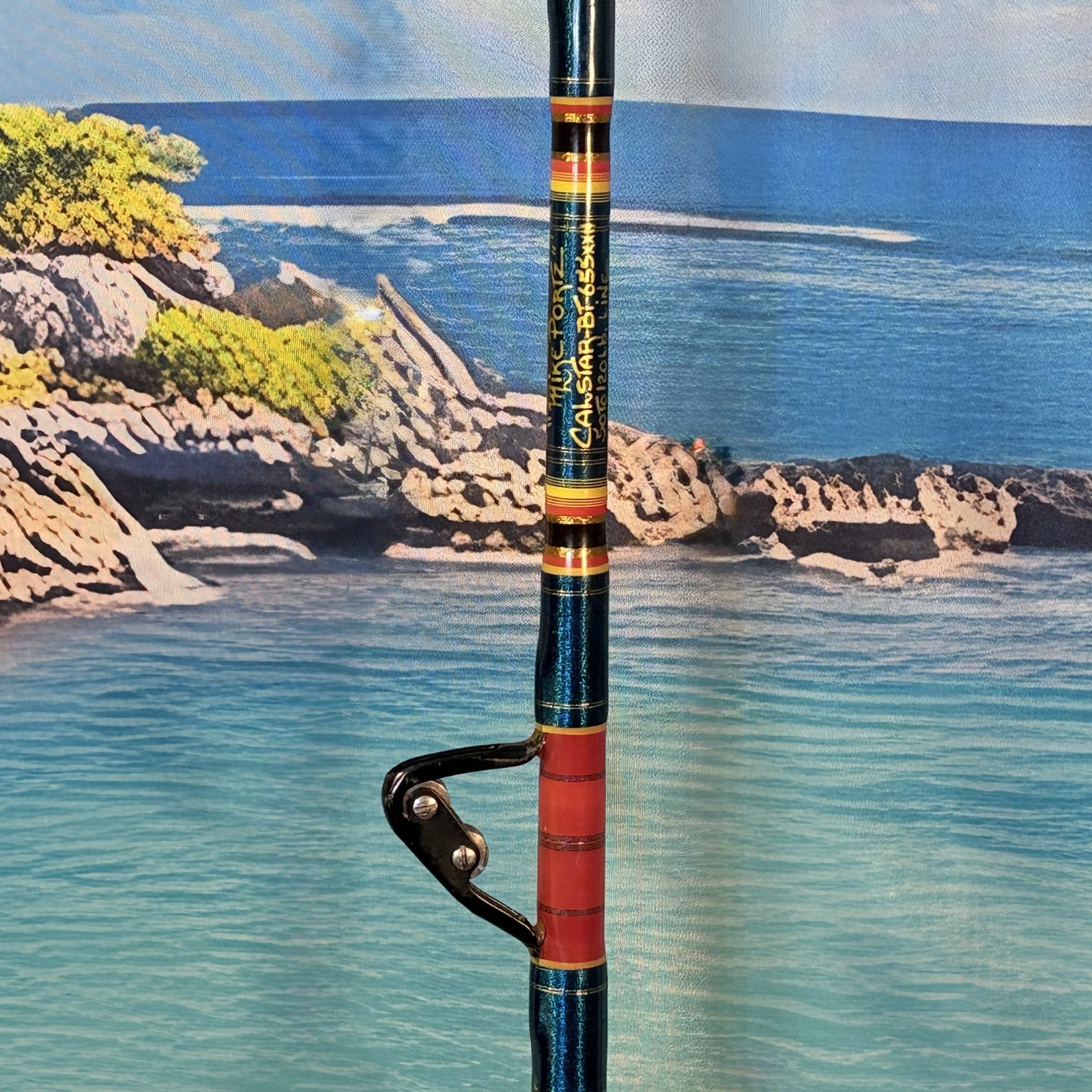 CALSTAR 655XXH Custom Longfin 50-120lb Saltwater Rod AFTCO Roller Guides 68″