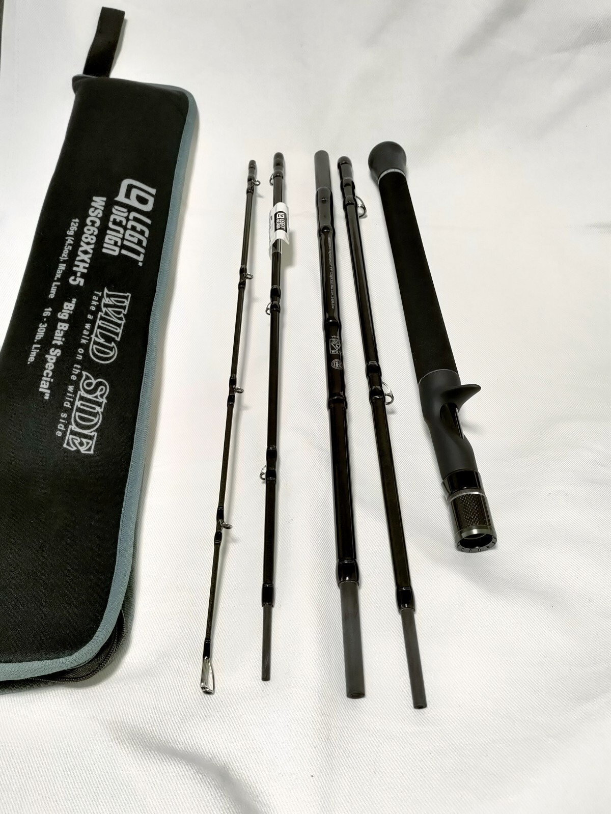 Legit Design Wild Side WSC68XXH-5 “Big Bait Special” 6’8″ grip + 4-piece