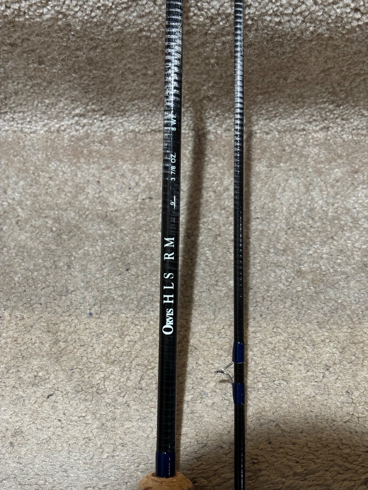 Unused Orvis Graphite HLS RM 9’0 8W 3 7/8oz 2 Piece Fly Fishing Rod