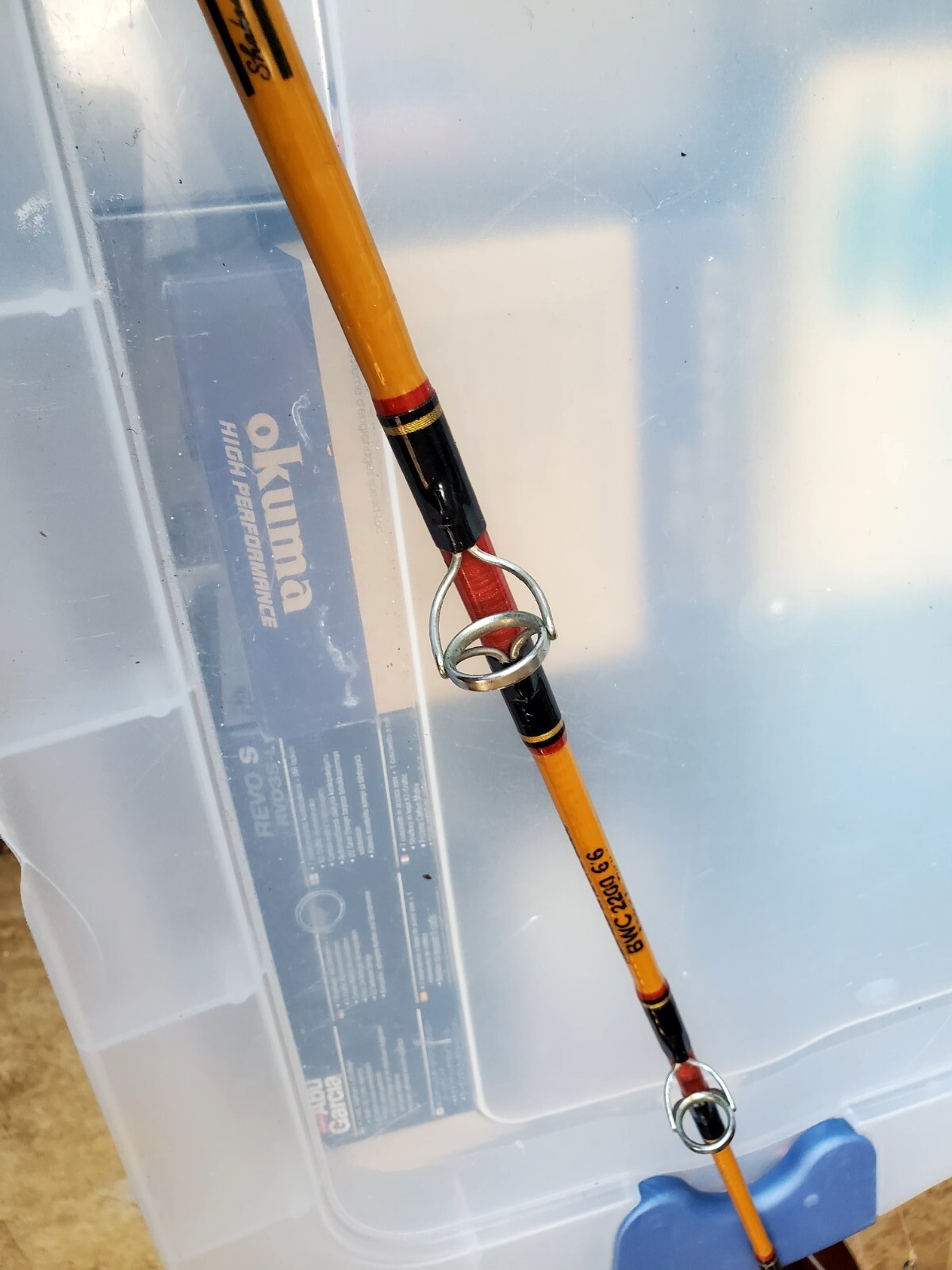 Shakespeare Ugly Stik Tiger BWC2200 Sigma 12-20lb 6’6″ boat rod made in USA EUC