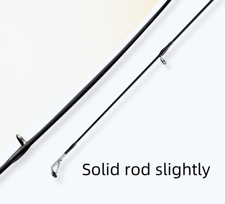 Fishing Rods 5.51FT Casting Spinning Rod Carbon Fiber 2 Section Lure Poles Bass