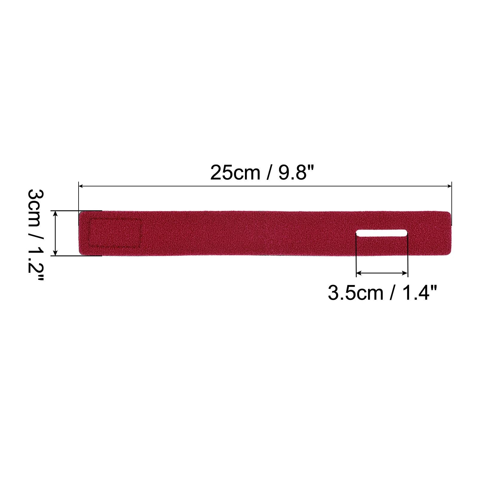 6pcs Fishing Rod Strap, 25cm Stretchy Belts Holders Pole Sleeve Cover Multicolor
