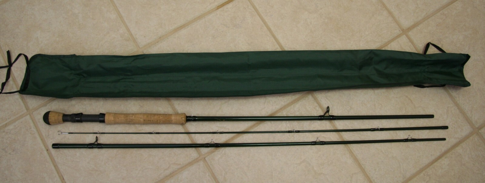CAM SIGLER 12 Wt. FLY ROD ~ 9′ ~ 3-Piece ~ Graphite Reel Seat