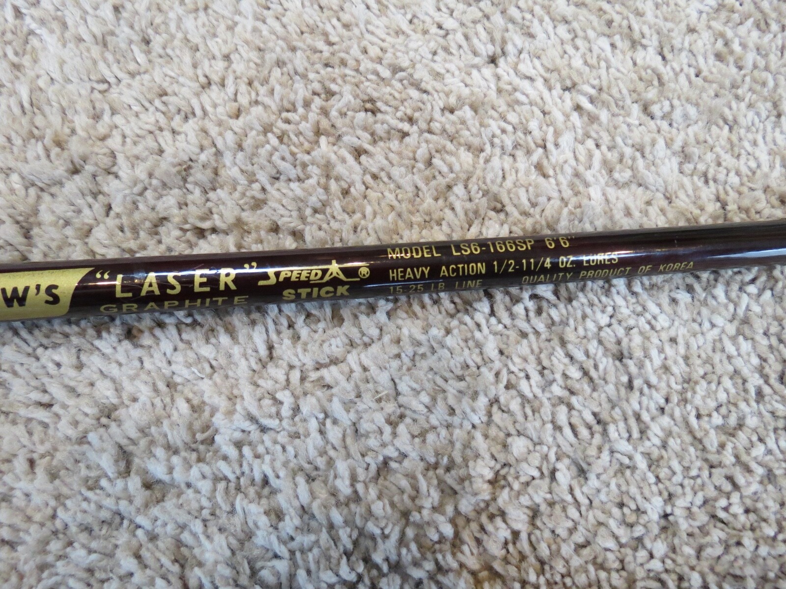 Lews Laser Graphite Hump Back Musky fishing rod (lot#14464)