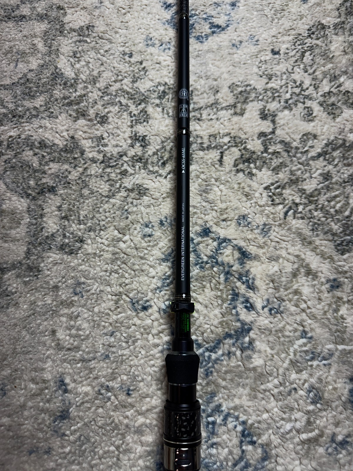 Evergreen Orion OCSS-65ML Black Guardian 6’5″ ML Spinning Rod