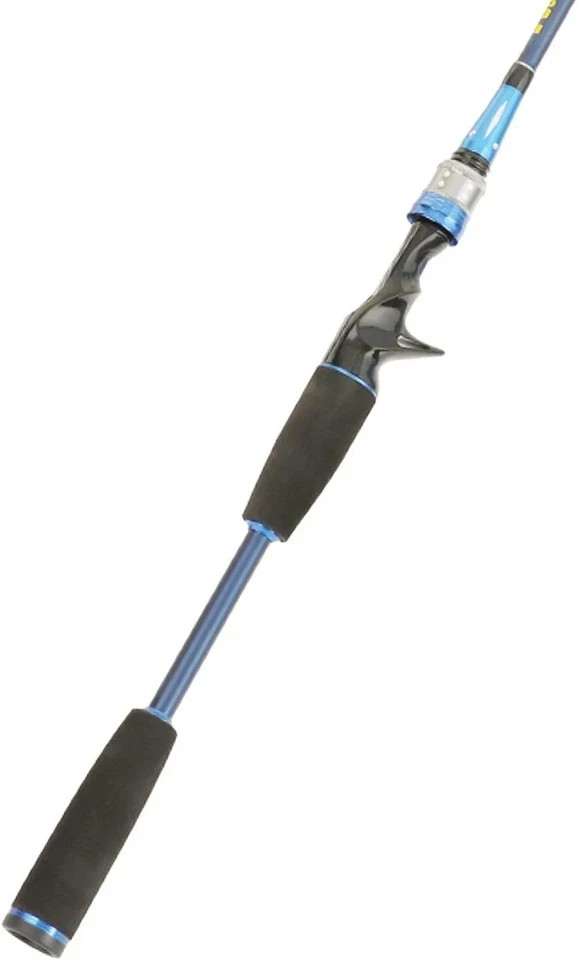 7 Feet Medium Heavy Graphite Baitcasting Fishing Rod 2 Piece Portable Design