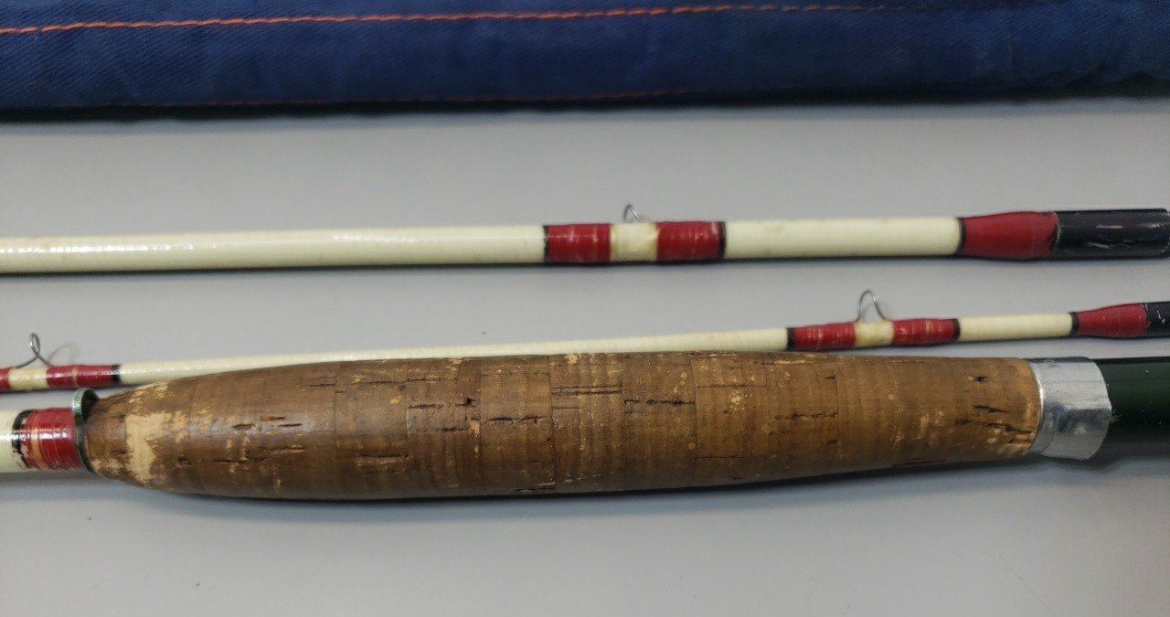 Vintage Shakespeare Wonderod Fly Fishing Rod Howald #1380T-FJC 8’6″ w/ case