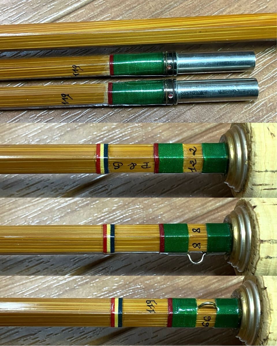 Pezon et Michel Ritz Super Parabolic PPP FarioClub 8’5 #6 Bamboo Fly Rod