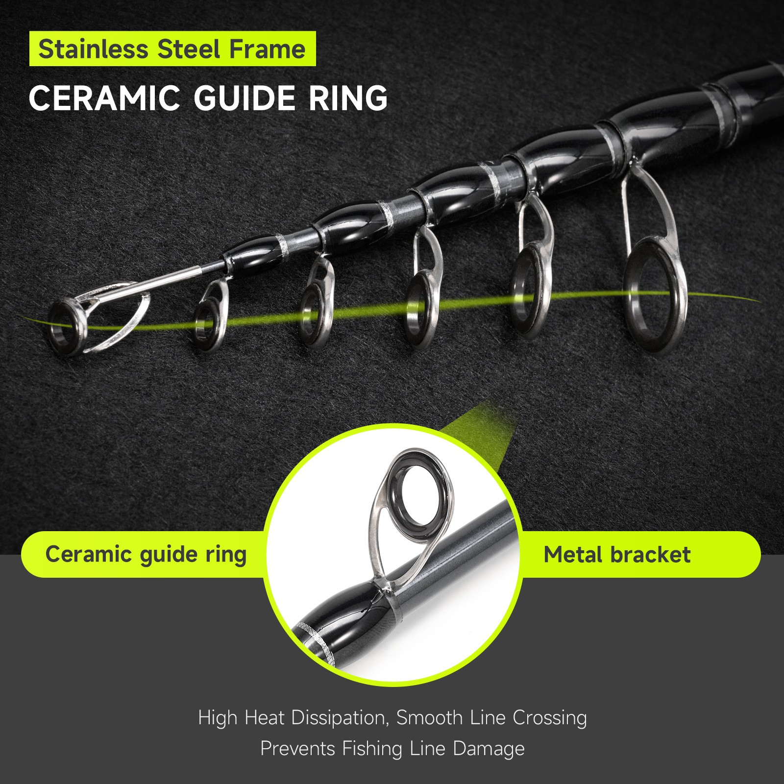 Ultra-Light Fishing Rod Carbon Fiber Spinning Casting Pole Handle Telescopic