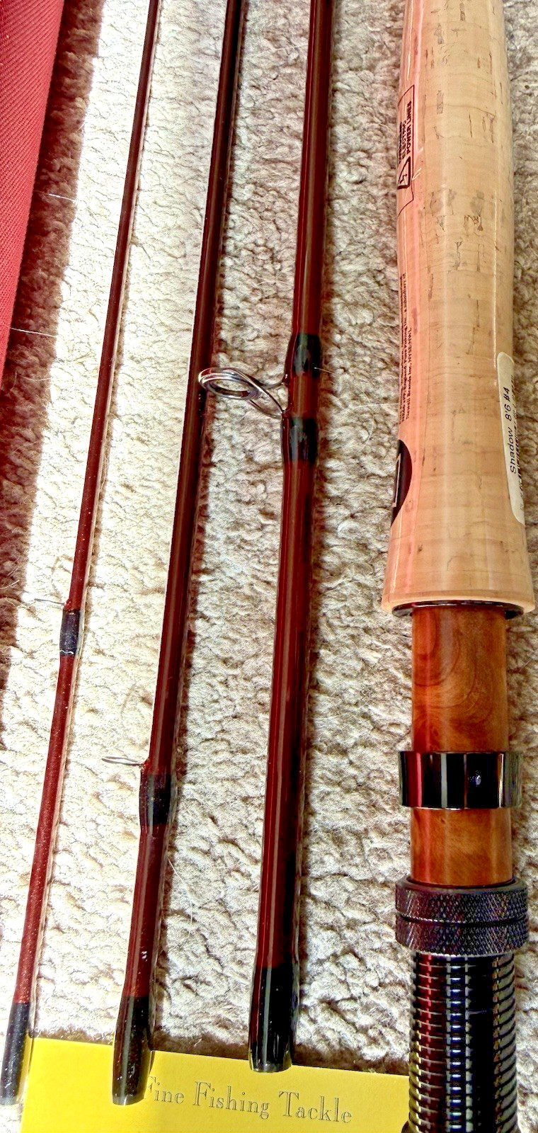 Hardy Shadow Sintrix 220 8 Foot 6 Inch #4 4 Piece Trout Fly Rod with Travel Tube