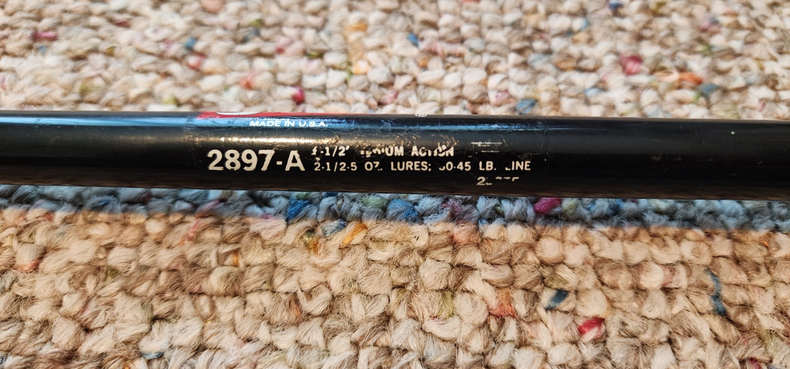 VINTAGE GARCIA CONOLON 2897-A VINTAGE ROD, 6’6″ USED + GARCIA MITCHELL 624 REEL