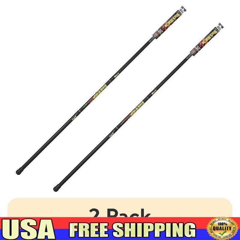 13ft Telescoping Fishing Rod Ready Rig Crappie Bluegill W/ Line Sinker Hook New
