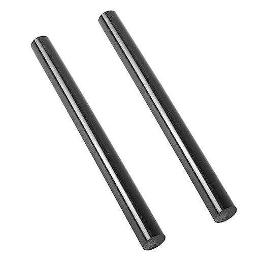(Pack) Round Acetal Copolymer Rods – Standard Tolerance 1 ½ 1.5″ x 12″ 2 Black