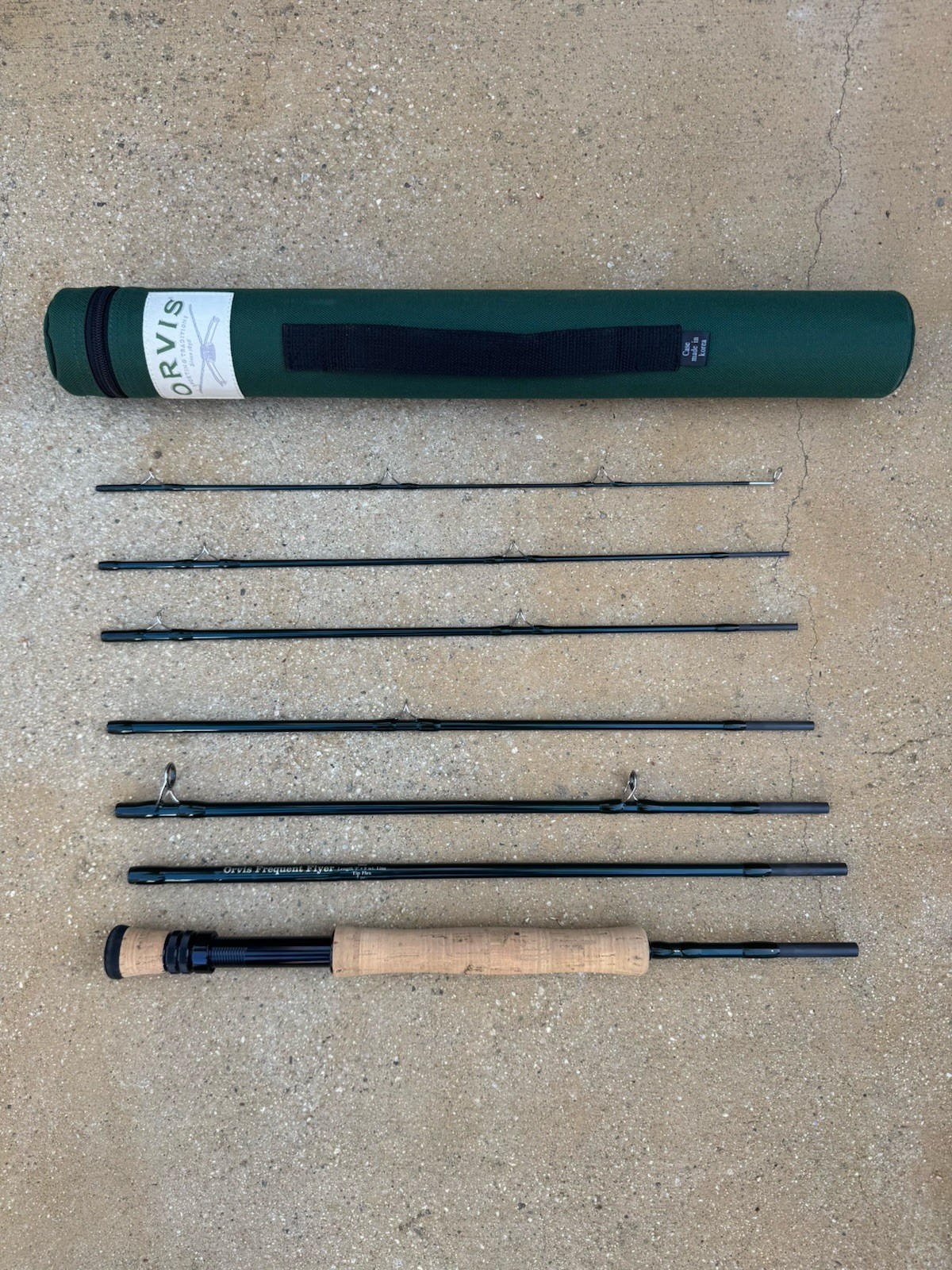 ORVIS Frequent Flyer 909 9′ 9wt. 7p Fly Fishing Rod and ORVIS CFO V Reel/Spool