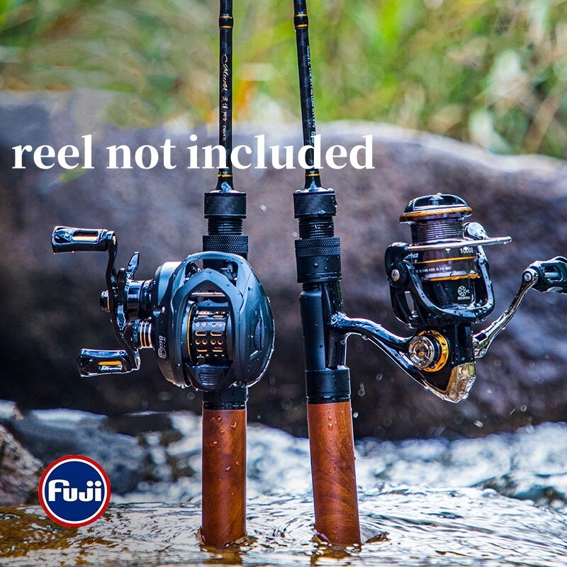 Fishing Rod 5ft/5.5ft/6ft Casting Spinning Rod Carbon Fiber Rod 2 Sections Pole