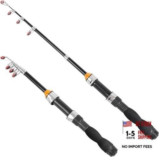 Telescopic Collapsible Extendable Fishing Rod for Full Extend 3.2 Feet