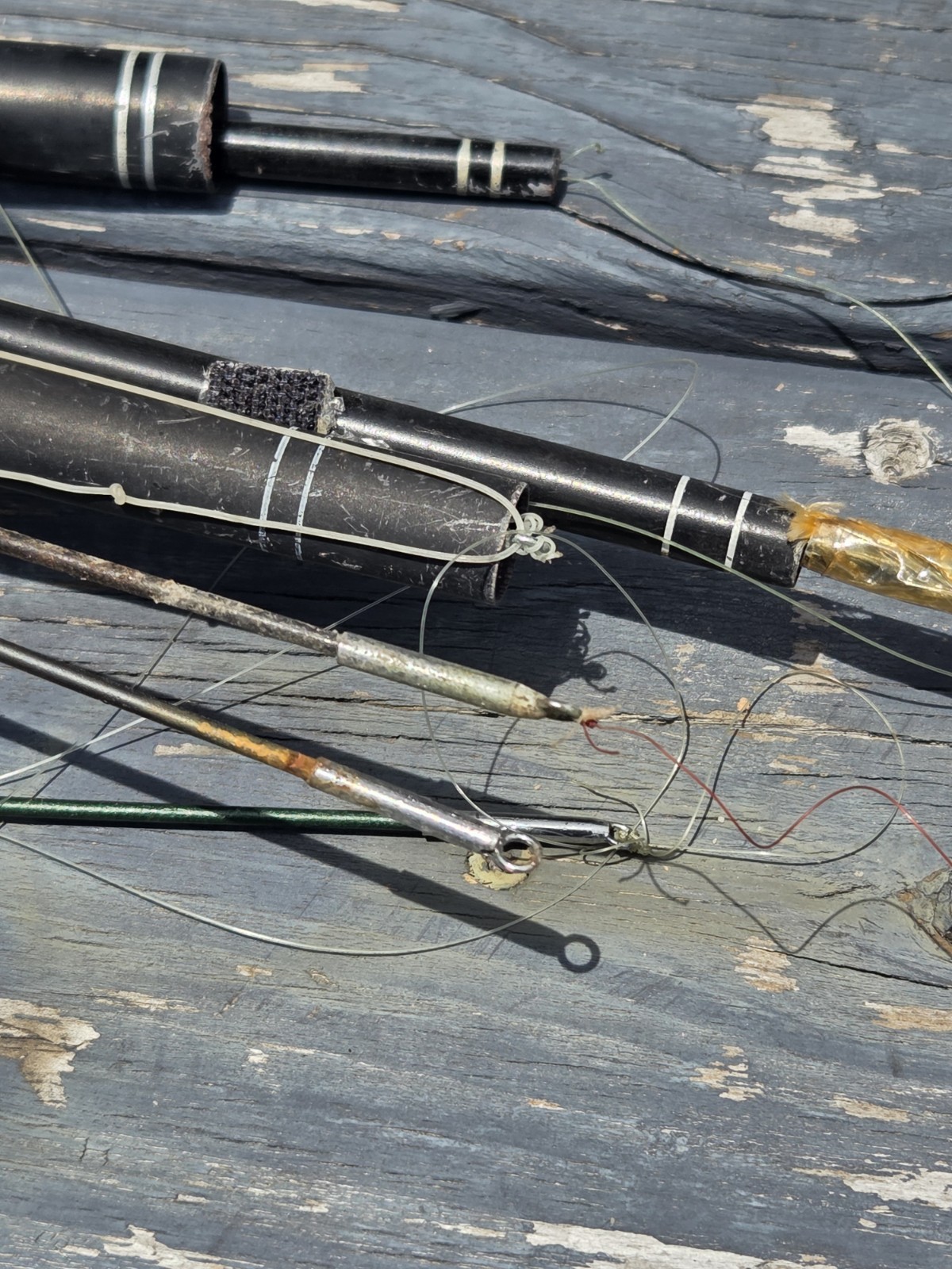 Vtg Telescopic Fishing Poles Lot Of 8 Varied Condition Lew’s, Cadillac, CFT
