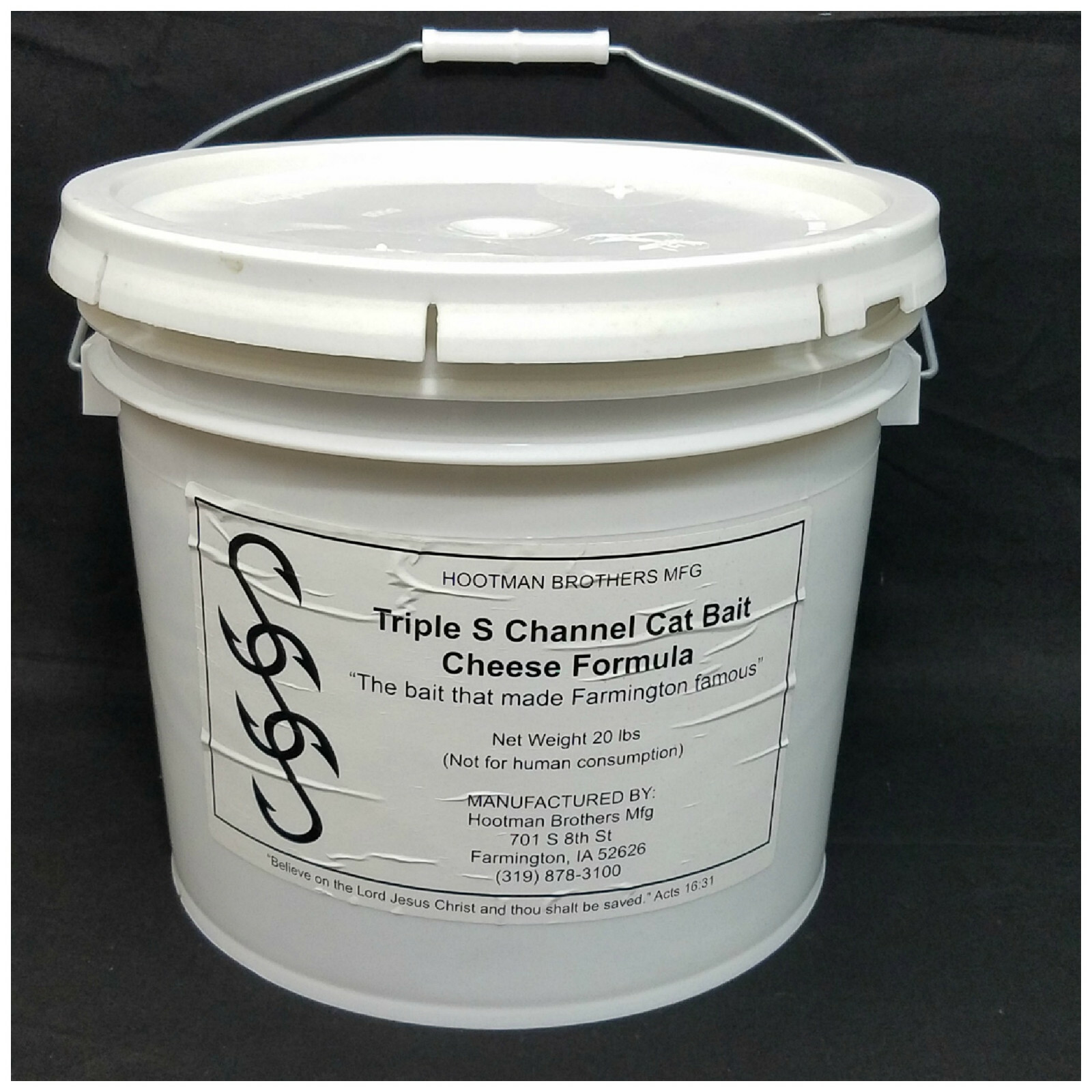 TRIPLE S CATFISH CHEESE DIP BAIT (FORMALLY SONNY’S SUPER STICKY) 20LB TUB S.S.S