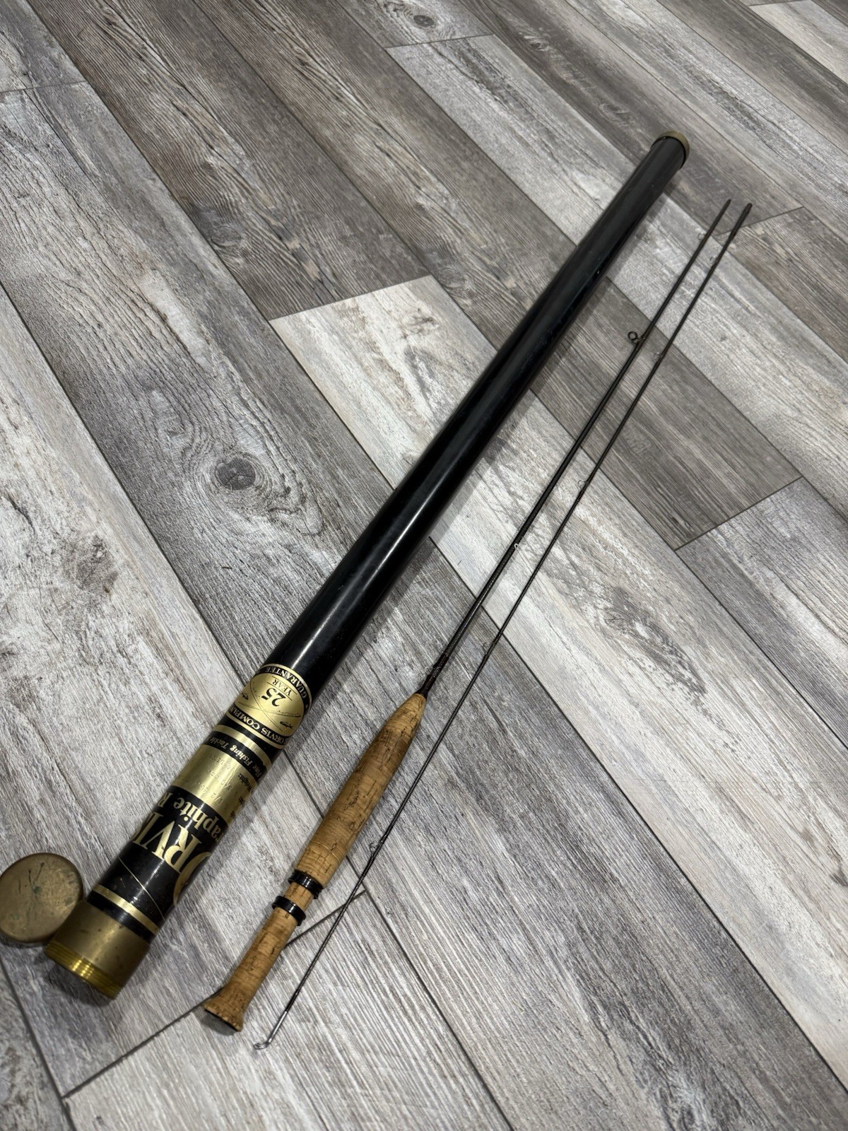 Vtg Orvis Flea Graphite Fly Fishing Rod 6 1/2 2pc #4 1 3/8oz + Correct Tube