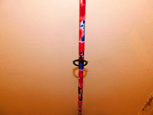 CUSTOM SPINNING ROD 7 FT 20-40 LB RED WHITE BLUE MARBLE NEW