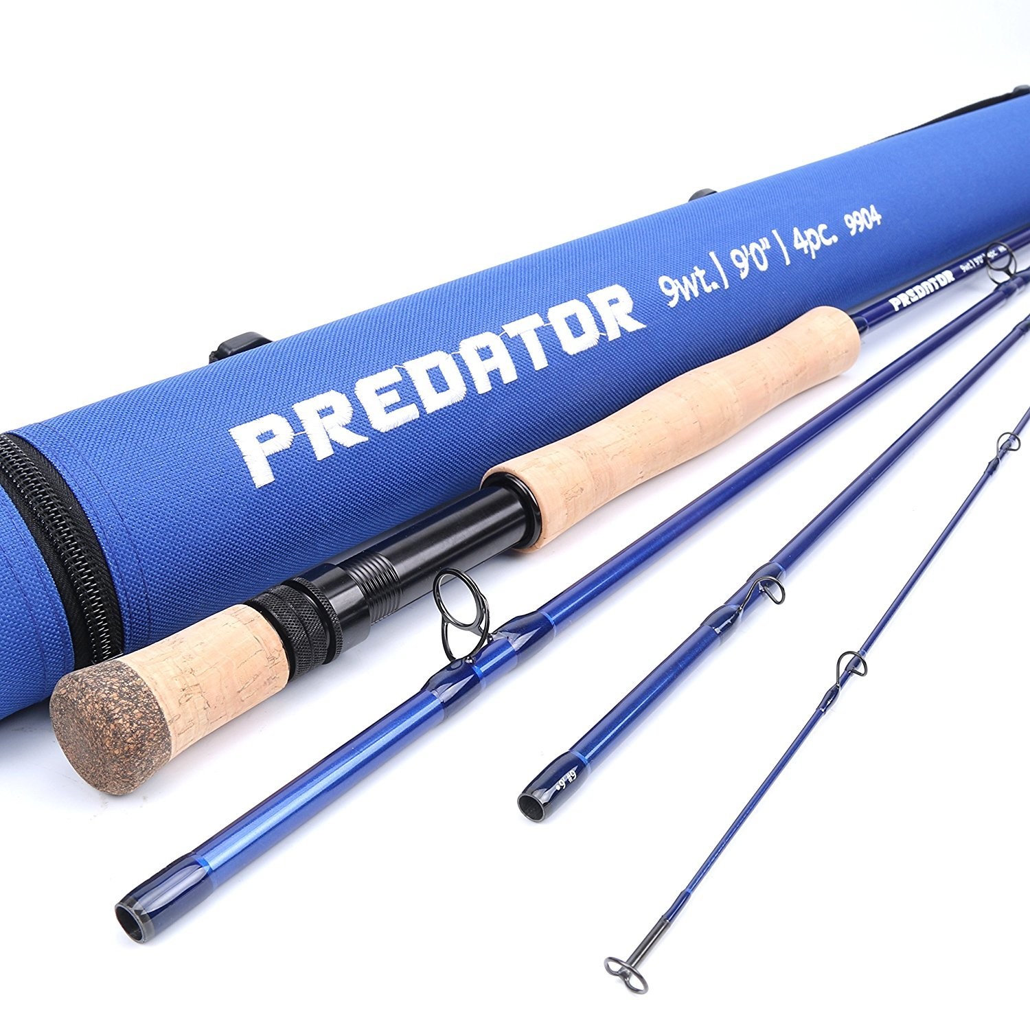 M MAXIMUMCATCH Predator Saltwater Fly Rod 4 Piece 9′ 9 Weight Fishing