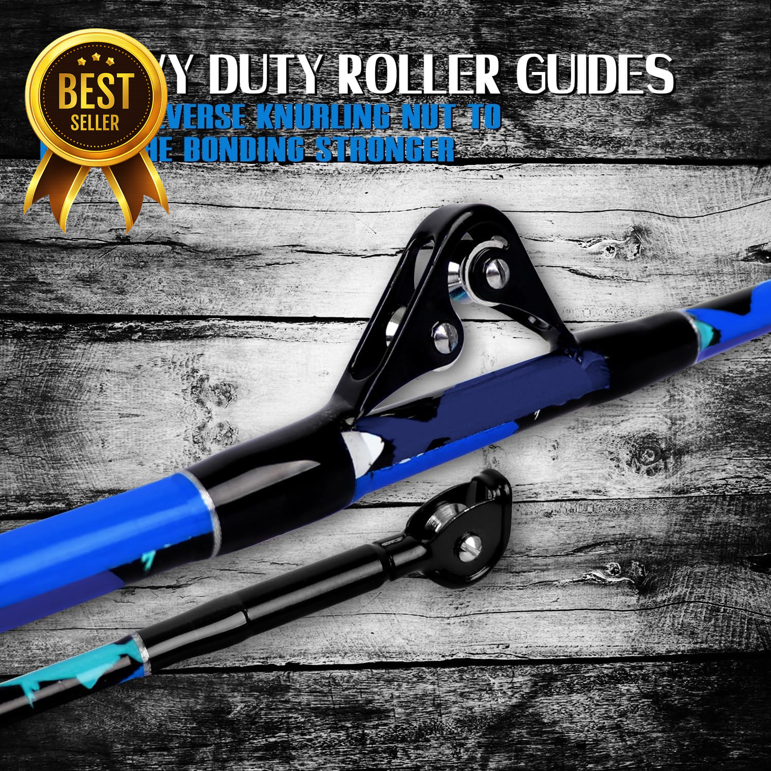Saltwater Offshore Trolling Rod Big Game Deep Sea Fishing Pole