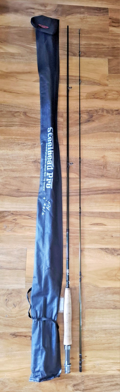 Fly Fishing Rod 9ft Ron Thompson Steelhead Pro Salmon Trout River Coarse 2 Piece