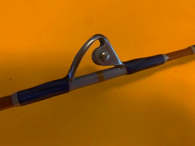 CUSTOM BUILT CALSTAR AC30D 6 FOOT 11 1/2 INCH 30 POUND CLASS BOAT/TROLLING ROD
