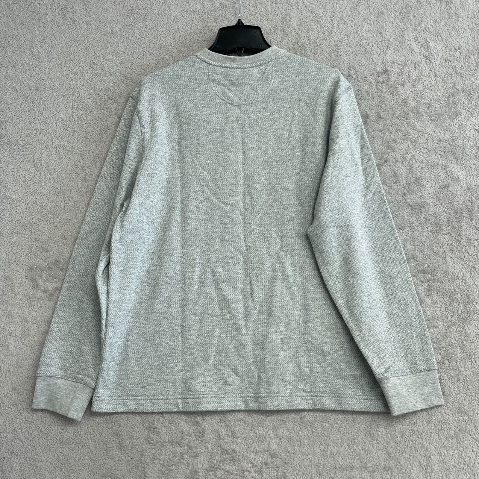 Orvis Men’s M Gray Long Sleeve Crewneck Sweashirt 85% Cotton 15% Polyester N1395