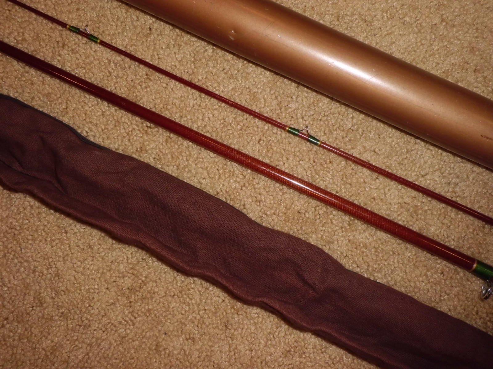 Vintage SILAFLEX Perfexion Model 211 Fibertglass Fly Rod- USA- HDH fly line