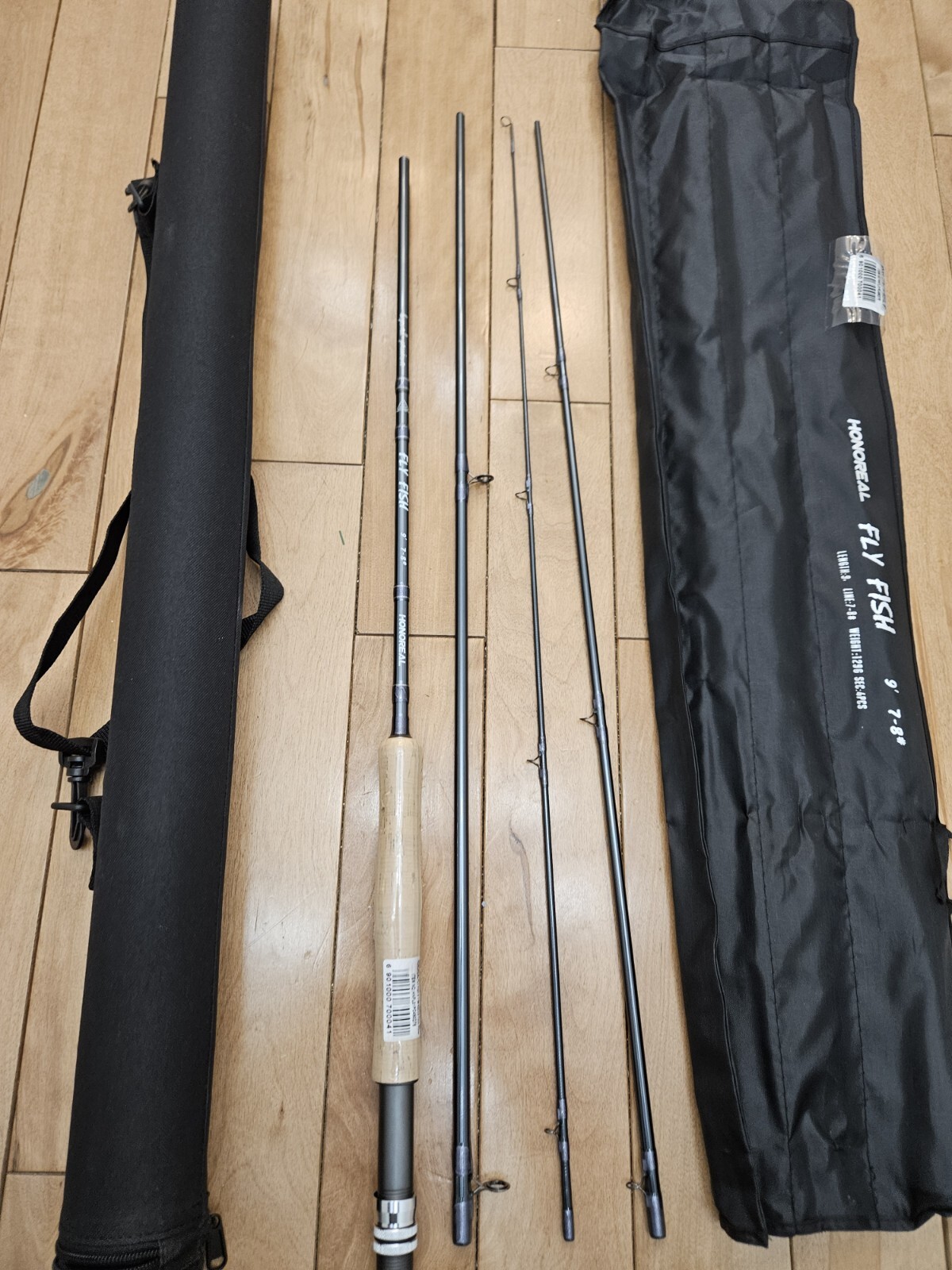 Honoreal Fly Rod 9ft 7/8wt With Carry Tube 4 Piece Fly Rod